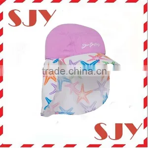 UV Sun Protective Girls UPF 50+ Flap Hats thumbnail-2
