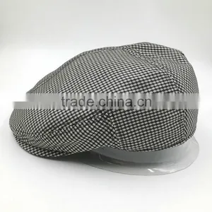 Custom Design High Quality Men's Plaid Ivy Cap thumbnail-2