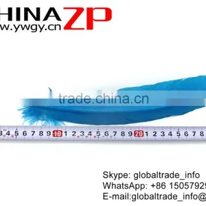 ZPDECOR Wholesale Best Selling Feather Size From 30cm-35cm Dyed Turquoise Blue Solid Color Turkey Wing Feathers thumbnail-5