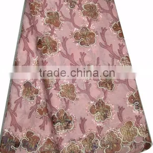 African Organza Lace With Sequins Embroidery CL8103-3pink thumbnail-1
