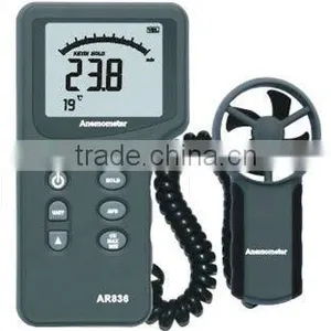 Digital Anemometer AR836, Anemometer, Wind Tester thumbnail-1