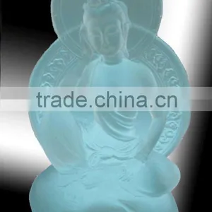 WF063 Colored Glaze Buddha thumbnail-1
