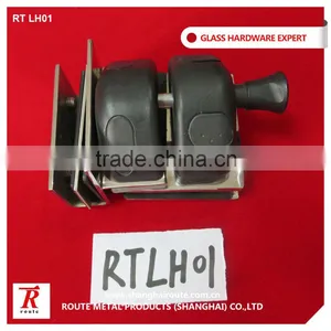 304 Stainless Steel Mirror Glass Latch Frameless thumbnail-1