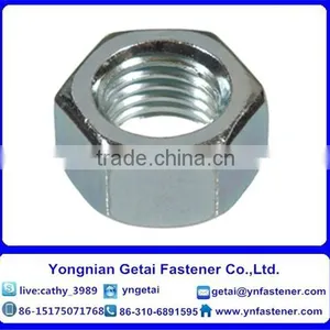 Zinc Plated DIN935 DIN937 Hexagonal Nuts thumbnail-3