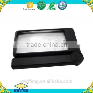 Hot Sale 3X Foldable Desktop Handheld Reading Magnifier With 2 LED Magnifying Glass thumbnail-3