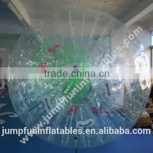 Inflatable Roller Zorb Crazy Sport Human Harness Ball on Grass Hamster Zorb 1.0mm PVC thumbnail-1