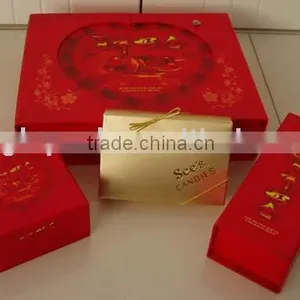 Fashionable Red Paper Gift Bag (KL08GB002) thumbnail-1