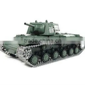 Airsoft Russian KV-1s Ehkranami Smoke and Sound Metal Pro Upgraded 1:16 Electric RTR RC Tank (Metal Gear and Track Upgraded) thumbnail-1
