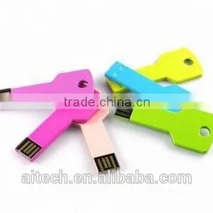 Metal Key Shape Colorful 8GB USB Flash Drive for Cheap Promotional Gift thumbnail-4