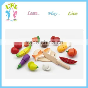 Nursery School Toys Kids Play Kitchen Fake Food Dinner for Education thumbnail-3