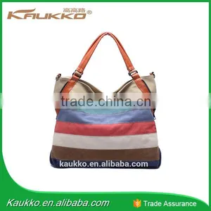 High Quality Women's Canvas Shoulder Bag Handbag EuropeStyle Women Canvas Tote Handbag thumbnail-1