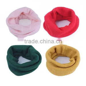 Hot Sale! Baby Scarf Warm Pure Color Children Scarf For Baby Winter Scarf Kid O-Scarf Boy Girl Neck Warm thumbnail-2
