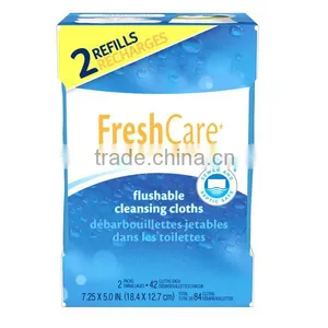 Flushable Clean Sanitary Toilet Wipe thumbnail-1