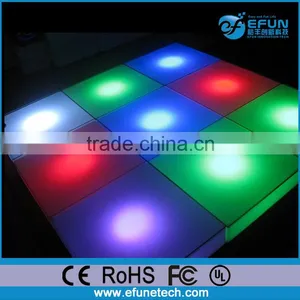 Battery Rechargeable Led Floor,color Led Lighted Portable Dance Floor Stage Lighting thumbnail-1