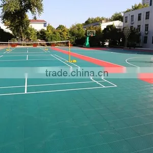 Suspended PP Interlocking Volleyball Courts Floor Mat thumbnail-6