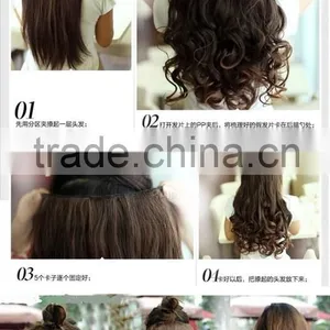 Nice Lace Front Synthetic Ponytail Lace Front Wig Natural Lokking Curly Hair Wig Bands Ponytail Wig thumbnail-1