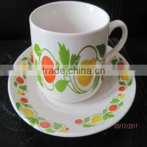 Eggshell Porcelain Cup and Saucer thumbnail-1