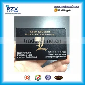 Engraved Black Matt Metal Business Card thumbnail-4
