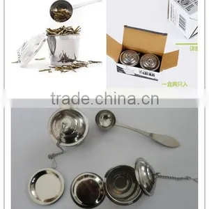 2 Set of Stainless Steel 304 Tea Infuser Cup With 2 Bottom Trays + 1 Tea Spoon thumbnail-1