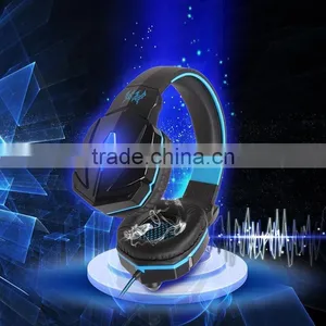 New High Fidelity Noise-Cancelling Gaming Headset Gaming Headphone With Microphone Blue thumbnail-1