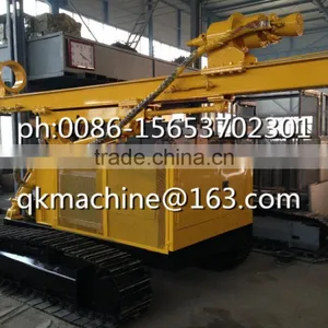 Latest Pile Driver With Engine! Reliable Small/mini Crawler Hydraulic Rotary Drilling Rig KR125A thumbnail-1