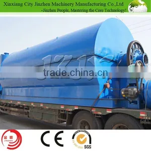 High Efficiency and Profit Waste Tire Pyrolysis Oil Recycling Machine thumbnail-1