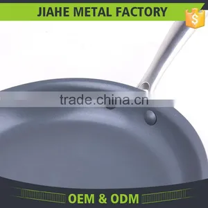 Non-Stick Flat Ceramic Deep Frying Pan With Hard Anodized Exterior thumbnail-2