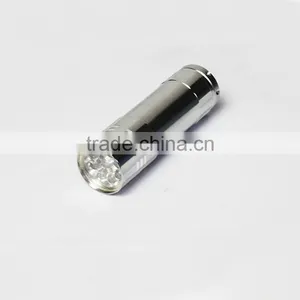 9 Led Flashlight Cheap Flashlight 3xAAA Batteries Aluminium Flashlight thumbnail-3