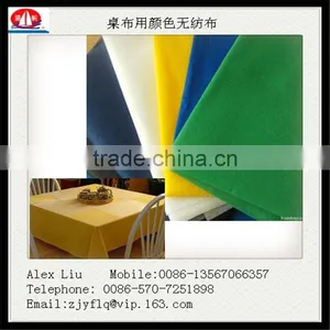 Disposable pp Non Woven Table Cover Made in China thumbnail-1