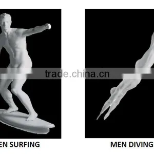 Standing Muscle Running Male Mannequin Display thumbnail-6