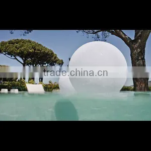 Waterproof Cordless Rechargeable Chrismas Plastic Ball Ornament/ Led Glow Swimming Pool Ball thumbnail-2