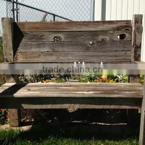 Rustic Wooden Bench thumbnail-4