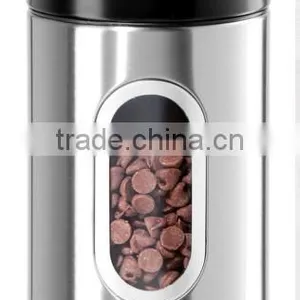Stainless Steel Kitchen Storage Canister Coffee Canister thumbnail-3