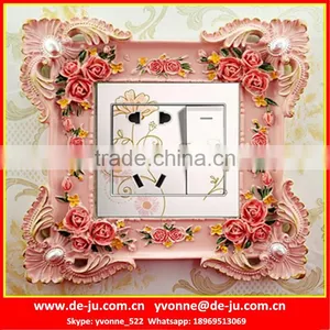 3d Roses Polyresin Switch Sticker Frames thumbnail-1