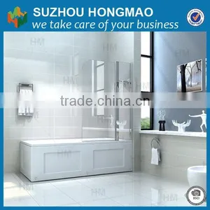 Hinged Shower Screen For Bath Tub thumbnail-1