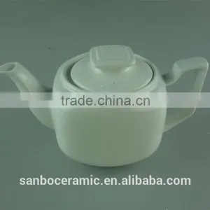 Wholesale Cheap Ceramic Teapot With Infuser, White Ceramic Tea Pot thumbnail-1