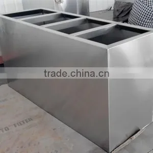 Hot Saled Stainless Steel Flower Pot/ Rectangular Planter Box for Garden thumbnail-4