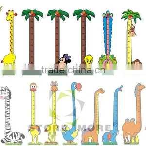 Decorative Animal EVA Kids Height Growth Measuring Board Stickers thumbnail-1