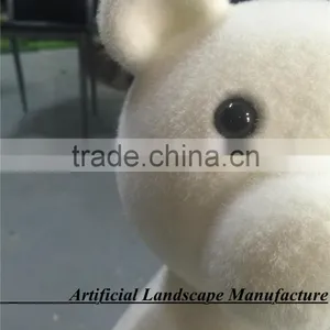 Artificial White Bear Grass Moss Animal,topiary Moss,artificial Moss for Decoration thumbnail-4