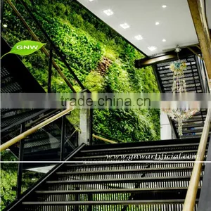 GNW GLW077 Artificial Green Plastic Plants Fake Vertical Garden Living Wall Indoor Landscaping thumbnail-1