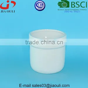 BSCI Audit Factory Small White Pottery Ceramic White Pots thumbnail-3