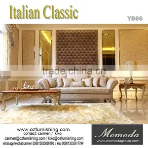 YB66 New Fabric Wooden Sofa Living Room Furniture 1+2+3 High Grade Velet thumbnail-1