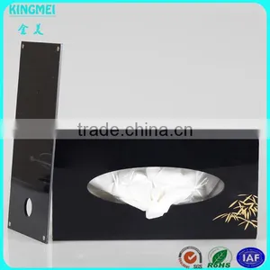 Unique Style Acrylic Organizer Tissue Acrylic Boxes Napkin Display Stand for Tissue thumbnail-5