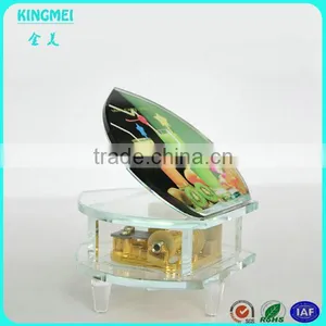 Custom Wholesale Clear Crystal Piano 3D Laser Piano Music Box Gift thumbnail-2