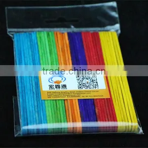Factory Supply Disposable Birch Wooden Color Craft Stick thumbnail-1