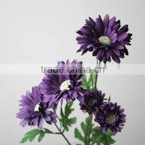 White Decorative Artifial Gerbera Flower for Landscaping Decoration thumbnail-2