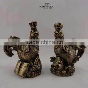 Russia Resin New Year Chicken Statue thumbnail-2