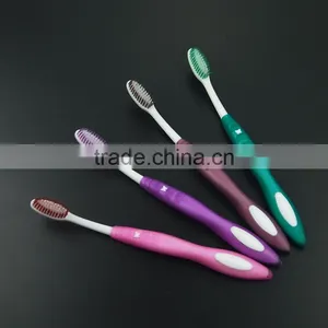 Soft Slip-resistance Handle High Quality Artificial Toothbrush Made in Factory Oem Adult Teeth Whitening Toothbrush thumbnail-3