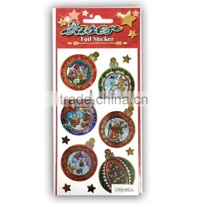Foil Sticker, Laser Foil Sticker, Christmas Foil Sticker thumbnail-1