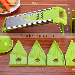 2017 The New Kitchen Stainless Steel V Blade Mandoline Slicer thumbnail-5